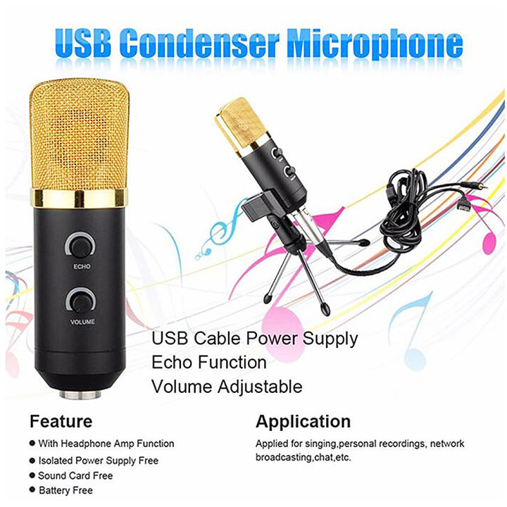 HXSJ%20Professional%20Studio%20Microphone%20Usb%20Condenser%20Sound%20Re-cording%20Microphone%20With%20C-ardioI-D%20Studio%20Re-cording%20Mic%20For%20Pc%20Lapt-op%20Blue%20-%20Image%208