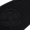 1Pair Motorcycle Tank Traction Pad Protector Anti Slip Sticker Black. 