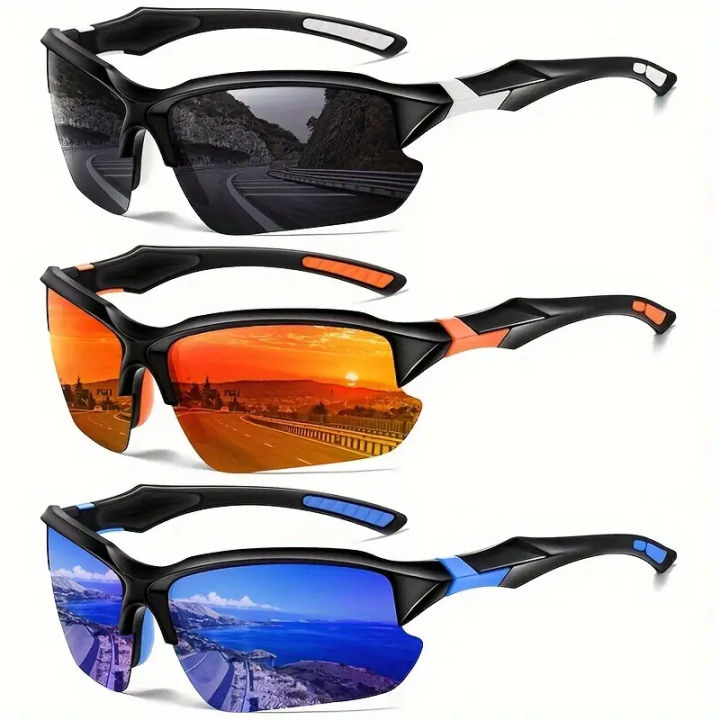 Fashion Sports Polarized Sunglasses for Men Women Cycling Running