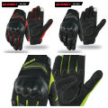 Touch Screen PVC Motorcycle Gloves Breathable Racing Bike Protectors For Summer Autumn Winter. 