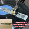 Turntable Phono Cartridge Stylus Alignment Protractor Tool Phonograph Acces Hot SEVICH. 