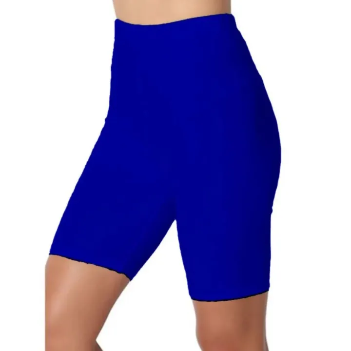 Summer%20Simple%20Solid%20Short%20Leggings%20Elegant%20Casual%20White%20Tank%20Yoga%20Pants%20For%20Women%20High%20Waist%20Stretch%20Shorts%20-%20Image%204
