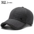 Men's Hat 2022 Autumn Winter Baseball Cap Casual Trucker Cap Outdoor Black Solid Color Keep Warm Windproof Adjustable Snapback. 