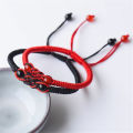 charm detail Ethnic bracelet Stylish Adjustable size Handmade rope material Woven amulet bracelet Ethnic design Woven craftsmanship Adjustable bracelet for wear Yoga and meditation Ethnic fashion. 