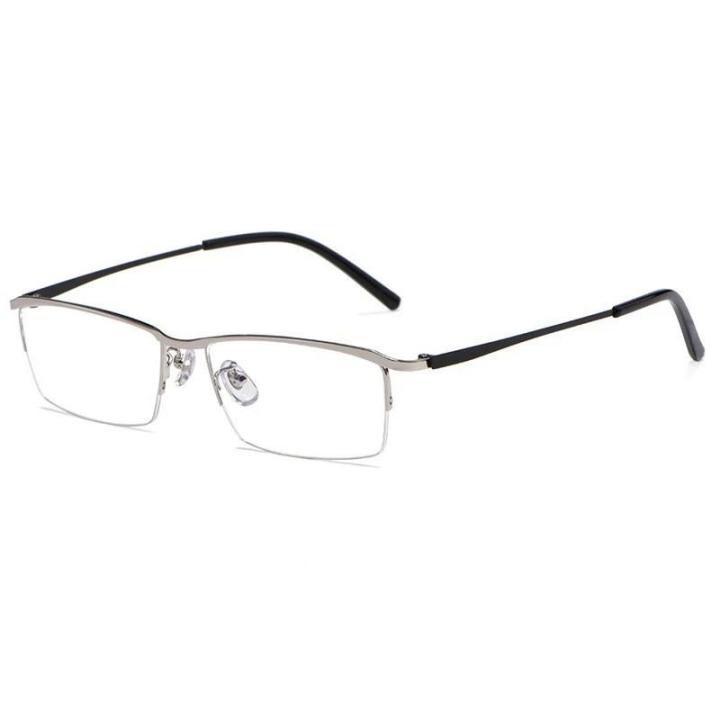 Unisex%20Metal%20Half%20Frame%20Minus%20Glasses%20Vintage%20Retro%20Men's%20Business%20Myopia%20Eyeglasses%20Finished%20Optical%20Near%20Sight%20Eyewear%20Diopter%20-%20Image%207
