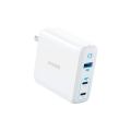 Anker PowerPort III 3 Port 65W Elite Charger (A2034) White For iPad MacBook iPhone Google Pixel LG Laptop.