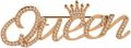 Queen Brooch hijab Pins Rhinestone Brooch Cute Letter Queen Brooch Decor Brooch Pin Jewelry Gift.