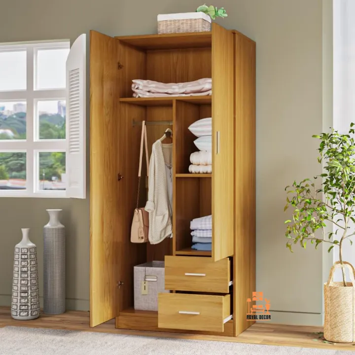 Stylish%202%20Door%202%20Drawer%20Almirah%20Wardrobe%20with%20Hanging%20Rail%20Wooden%20Clothes%20Storage%20Cupboards%20Unit%20for%20Bedroom%20Furniture%20-%20Image%206