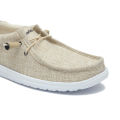 Maverick Beige Fabric Casual Shoe for Men. 