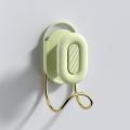 Durable Self-adhesive bathroom hooks Practical Rust-resistant Multi-functional Rustproof bathroom hooks Space-saving Easy to install Wall-mounted bathroom hooks for Bathroom organization Kitchen storage Home decoration Salon equipment Professional.