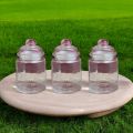 Home Centre Spice Jars - Set of 3, 300 ml Glass. 