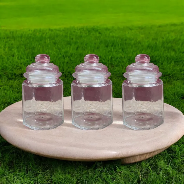 Home%20Centre%20Spice%20Jars%20-%20Set%20of%203,%20300%20ml%20Glass%20-%20Image%204