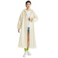 Adult Long Raincoat Reusable Waterproof Rain Coat Windproof EVA Rain Coat Drawstring for Outdoor Travel Emergency.