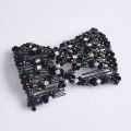 【beauty code store】DIY Women Elastic Magic Hair Combs Vintage Hair Clip Claw Bun Maker Fashion Pearl Beads Hairdo Accessories. 