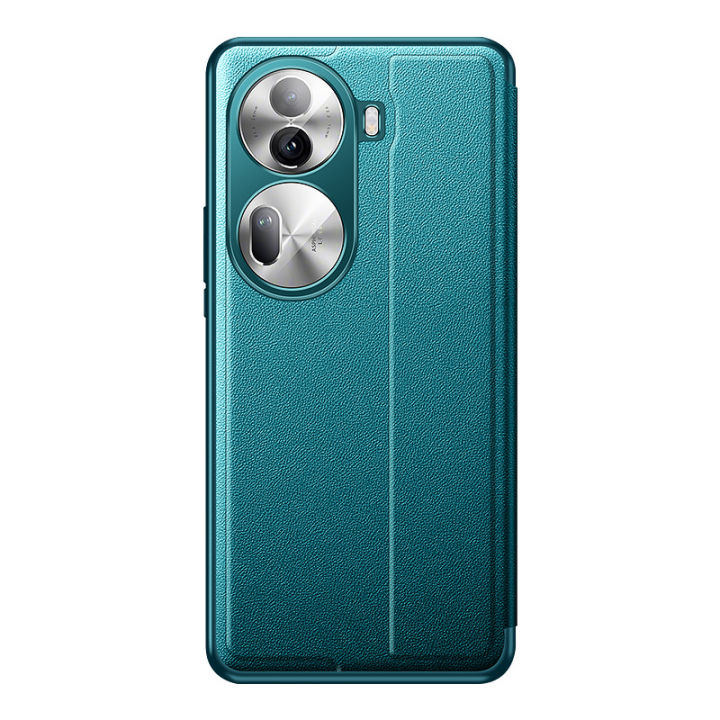 Applicable%20opporeno11%20Phone%20case%20reno11pro%20Protective%20Case%20Flip%20Leather%20Case%20Drop-Resistant%20Ultra-Thin%20Plain%20Leather%20-%20Image%205