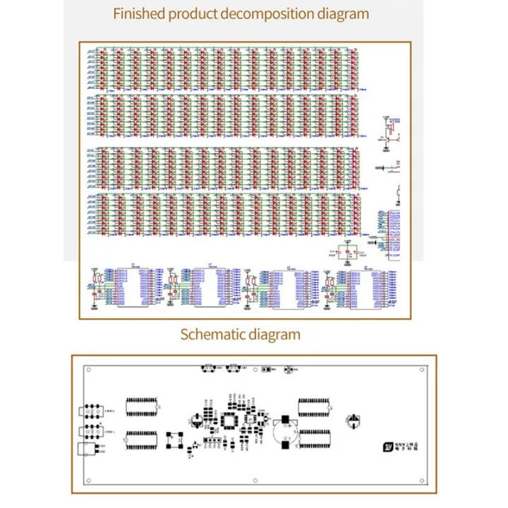 LED%20Music%20Spectrum%20Display%20DIY%20Kit%2016X32%20Rhythm%20Light%20Clock%208%20Kinds%20Spectrum%20Mode%20SMD%20Soldering%20Display%20Light,%20White%20-%20Image%207