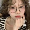 Fashion Trendy Near Sight Eyeglasses New Unisex Round Polygon Glasses Ultralight Anti Blue Light Finished Myopia Glasses. 