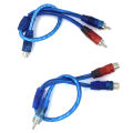 2 Male to 1 Female/1 Male to 2 Female Jack Cable RCA Audio Cable Y Adapter Splitter 1Pc High Quality.