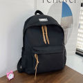 Backpack Trendy Multicolor Student Backpack Outing Leisure Bag Fashion Pendant Junior High School High School Student College Student School Bag.