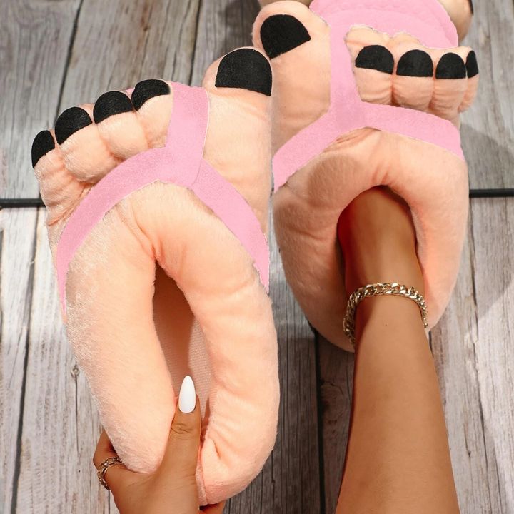 Cartoon%20Detail%20Novelty%20House%20Slippers%20For%20Women%20Warm%20Cotton%20Plush%20Home%20Slippers%20Indoor%20Winter%20Shoes%20Woman%20Warm%20-%20Image%207