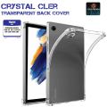 Samsung Galaxy Tab A8 2021 10.5 Inches (SM-X00,SM-X205) Transparent Crystal Clear Back Case Cover + Tempered Glass Protector for Samsung Galaxy Tab A8 2021 10.5 Inches ( 2 in 1 Combo).