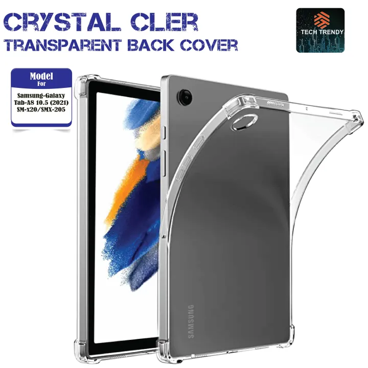 Samsung%20Galaxy%20Tab%20%20A8%202021%2010.5%20Inches%20(SM-X00,SM-X205)%20Transparent%20Crystal%20Clear%20Back%20Case%20Cover%20+%20Tempered%20Glass%20Protector%20for%20Samsung%20Galaxy%20Tab%20A8%202021%2010.5%20Inches%20(%202%20in%201%20Combo)%20-%20Image%204