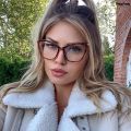 Cat Eye Glasses Clear Frame Women Fashion Transparent Myopia Optical Glasses Frame Cat Eyeglasses Frames female Spectacle.