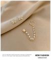 Trendy Fashionable Korean Elegant Cute Rhinestone Butterfly Pearl Stud Earrings for Girls Simple Stylish Fashion - Earring for Women New Collection. 