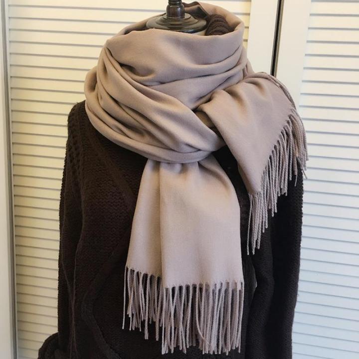 Scialle Pashmina In Cashmere Autunnale - Sciarpa Morbida E Calda Per Donna - Regalo Idea