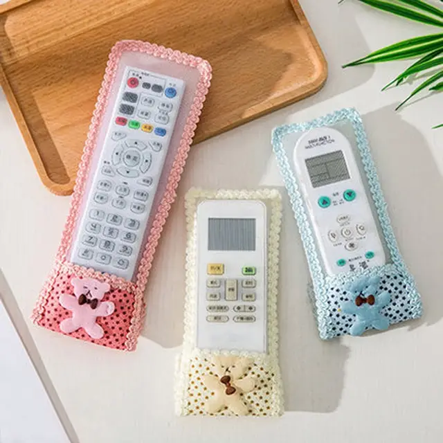 TV Remote Control Cover Air condition Remote Control Cover Textile Protective Bag
