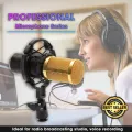 Professional Microphone Series BM800 Broadcasting Studio Recording Condenser Professional Microphone Mic with Shock Mount & XLR To 3.5mm Cable. 