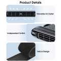 Car Seats Cooling Fans Front Rear Headrests Cooling Fans USB Car Fan Three Gear Wind Adjustable Wind Direction Car Cooling Fan Double Turbine Air Fans Car Universal. 