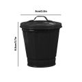 【hot】 Desktop Garbage Bin Cute Mini Trash Can Table Storage Jar Flower Pot Pen Holder Wastebasket Trash Can Garbage Holder Flower Pot.