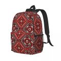 Ukraine Ukrainian Embroidery Ornament Backpack for Men Women Water Resistant School College Boho Bag Printing Bookbags. 
