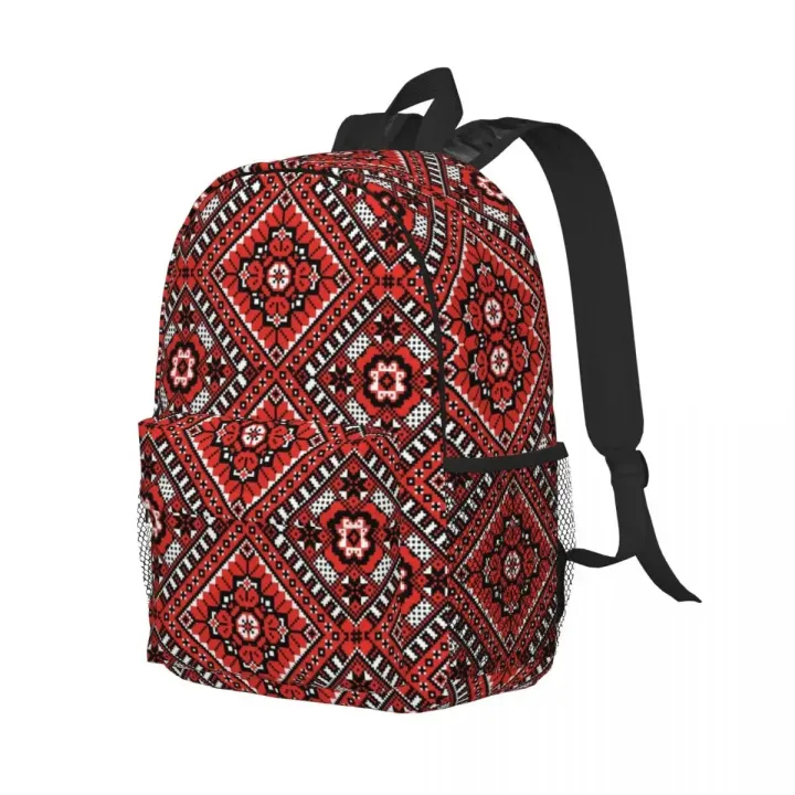 Ukraine%20Ukrainian%20Embroidery%20Ornament%20Backpack%20for%20Men%20Women%20Water%20Resistant%20School%20College%20Boho%20Bag%20Printing%20Bookbags%20-%20Image%202