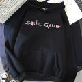 Korean Squid Game Hoodies Men Kawaii Cartoon Harajuku Unisex Winter Warm 456 Graphic Streetwear Funny Anime Sweatshirts Male. 