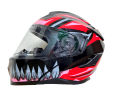 SKT Helmet DOT Certificate BLADE 2 SV AMT BLASTER 908 Flip Up SKT Modular Helmet BLACK RED and Pink mix. 