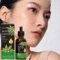 60ml Organic Black Castor Oil For Hair Growth Serum Oil Hair Eye Lashes Eyebrows Moisturizing regrowth Massage Oil.