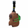 Gift Cartoon Capybara Travel Luggage Tag Name Address Tel Hanging Sign Board Suitcase Label Creative Design Soft Silicone Baggage Tags Unisex. 