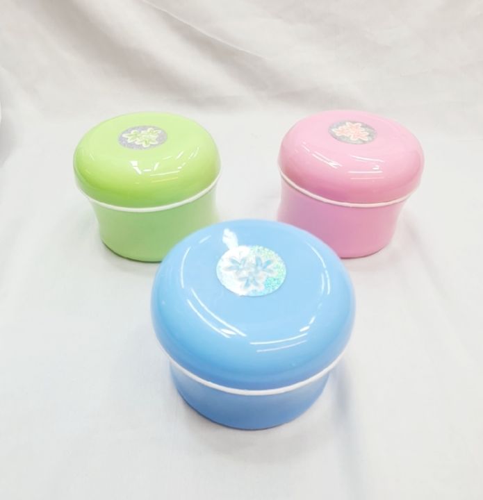 New Baby soft Face Powder Puff Sponge Box Case contained 3color