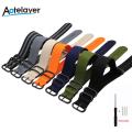 【NEW】 Aotelayer Thickened Nylon Straps 18mm 20mm 22mm 24mm Width Nylon Watch Band Canvas Watch Strap with Five-ring Steel Watch Accessories. 