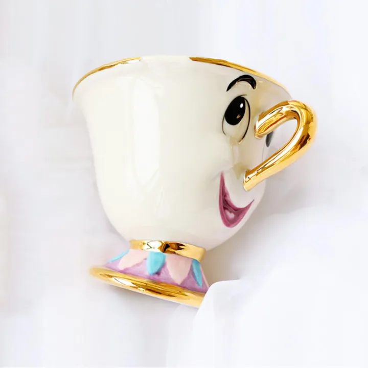 MUZITY Ceramic Milk Mug with Breakfast Plate Porcelain MarbleTea Mug and Saucer One Person Set