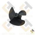 BOAT FAN Nylon RC Boat 40mm Fan 3 Blade Shaft Hole 2mm Plastic 3 Vane Paddle 40mm Diameter Electrical Circuitry & Parts. 