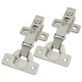 2 Pis Hydraulic Self Closing Straight Conceal Hinge SS Without Push.