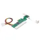 HXSJ PCI Express to PCI Adapter Card PCI-E to PCI Converter with 4Pin Power Supply. 