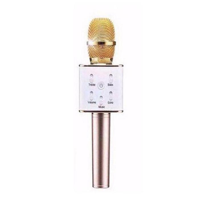 Q7 Bluetooth Microphone - Gold