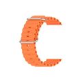 Silicone Belt for 42mm 44mm 45mm 49mm for Women & Men, Adjustable Loop Silicone Waterproof Sport Strap for iWatch Series Ultra/8/7/6/5/4/3.