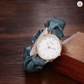 OIDEA Women Elastic Band Wristwatch: Scrunchies Band Stretch Watches Quartz Analog Easy Reader Watches for Women Ladies. 
