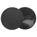 Silicone Black Drink Coasters Set of 24 Non-Slip Round Soft Sleek and Durable Easy to Clean Black.