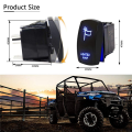 6x Rocker Switch LED Light Bar Sasquatch Lights Lighted Whip Switch for ATV X3 Ranger RZR. 